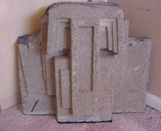 Frank Lloyd Wright Original 1920s Hollyhock Decorative Block