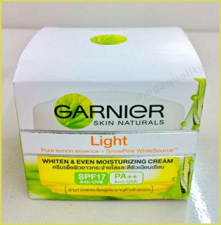 Garnier Skin Naturals Light Whiten Even Moisturizing Cream SPF17 PA 18