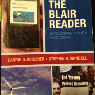  Reader  Exploring Issues and Ideas by Laurie G. Kirszner and Stephen