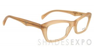 New Prada Eyeglasses VPR 16N Honey Gad 1O1 VPR16N 53mm
