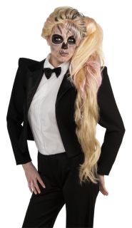 Lady Gaga Side Ponytail Costume Accessory Wig Adult New