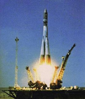 USSR Watch MOLNIJA MOLNIA Gagarin First Man in Space A969