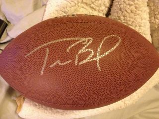 Tom Brady Signed Wilson Autographed Football Patriots