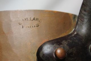 Vintage Gaillard Paris Chef Copper Pan Pot French Cuisine Cooking