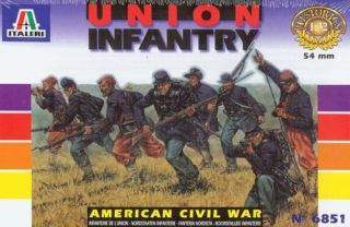 Italeri 54mm Union Infantry SEALED 