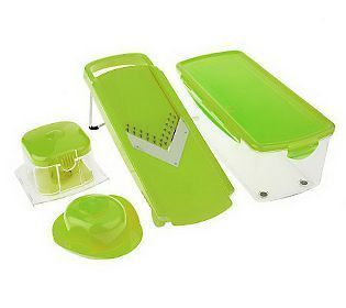 GENIUS SPEED SLICER PLUS WITH STORAGE CONTAINER AND METAL STAND