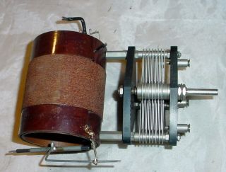 Freed Eisemann Model 358 Air Capacitor w RF Coil