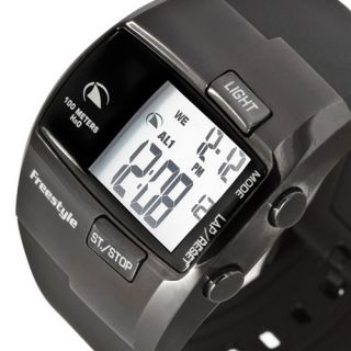  Digital FREESTYLE The Durbo Mens Watch Chronograph Black Rubber Band