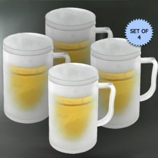  for Him Party 35oz Man Size Jumbo Frosty Cold Beer Freezer Mugs
