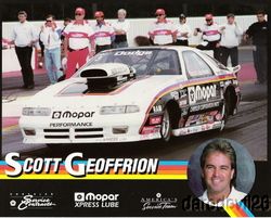1994 Scott Geoffrion Mopar 1st issued Dodge Avenger Pro Stock NHRA