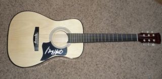 Signed GEORGE STRAIT Acustic Guitar Country Legend with PROOF