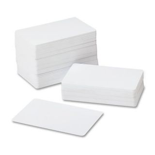 GBC Badgemates PVC ID Cards 30 mm Thickness Rounded Corners White 100
