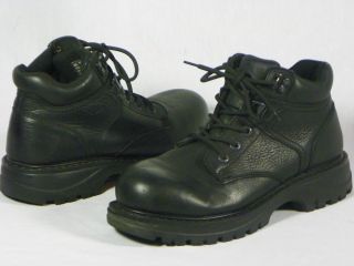 GBX Size 12 Leather Mid top lace up Work Hiking Trial shoes boots FAST