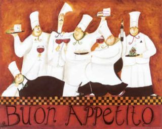 Buon Appetito Chef Jennifer Garant Framed Print