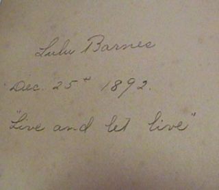 George Eliot Adam Bede Vo 1 Peoples Book 1892 Signature
