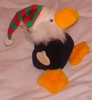 Stuffed Animal Zak Ganz 1989 Tags Christmas Bird Plush