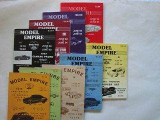 Model Empire AMT Monogram Vintage Catalogs