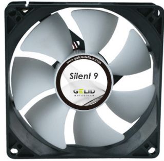 Gelid Solutions Silent 9 92mm Computer Case 4 Pin PWM Cooling Fan FN