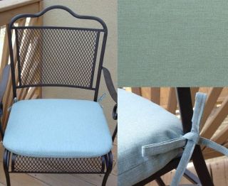 Outdoor Patio Chair Rocker Seat Cushion Bayside Mist