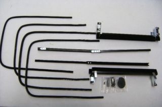 Ford Fordor Sedan Coupe Front Doors Window Channel Kit