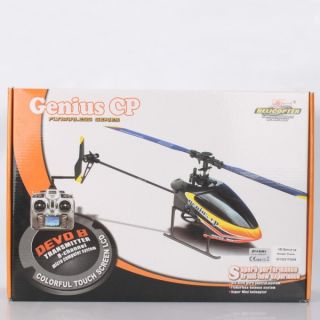 Walkera Genius CP 6 CH R C 3D Helicopter with DEVO7 Transmitter Orange