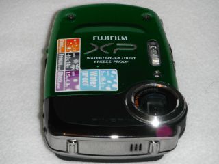 Fujifilm FinePix XP20 14 2 MP Digital Camera Green Waterproof Camera