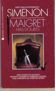 Paperback Georges Simenon Maigret Has Doubts Avon 377398