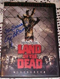 Horror Legend George Romero Signed Land of The Dead DVD COA Proof Free