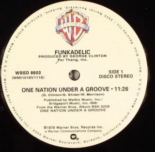  Nation Under A Groove 12 New Vinyl George Clinton Parliament
