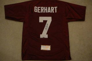Toby Gerhart Signed Auto Stanford Cardinal Jersey TS