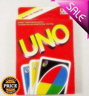 Family Fun Games Uno Card Puzzle Games 108 Sheet Deck YZ01