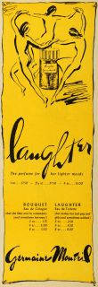 1947 Ad Germaine Monteil Laughter Perfume Fragrance   ORIGINAL