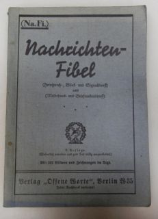 Original WW2 German Army Signal Communications Field Manual