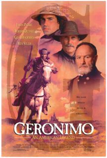 Geronimo Movie Poster SS 27x40 Wes Studi 1993 Western