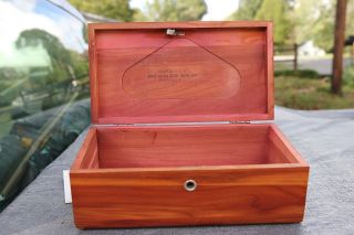 Cedar Jewelry Box Chest Promotional Funeral Home in Yadkinville North