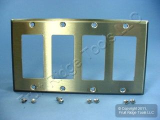  Gang Stainless Steel Decorator Wallplate Cover GFCI GFI