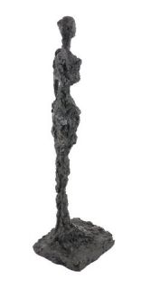 Modern Art Bronze Sculpture La Femme A Tribute to Giacometti