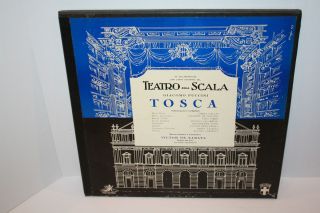 Teatro Alla Scala Tosca Giacomo Puccini 1953 Original 2 LP Vinyl