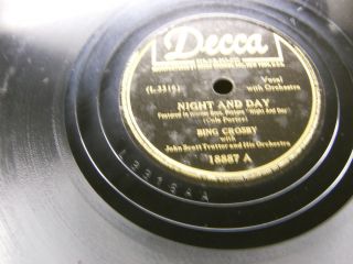 Decca 78 Bing Crosby Cole Porter Songs