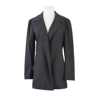 Gianfranco Ferre Studio Wool Striped Blazer Jacket US XS It 38