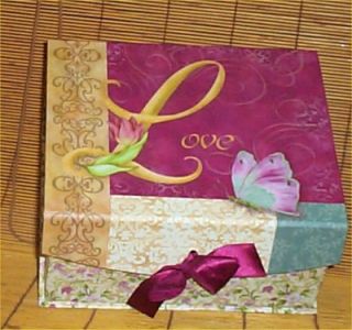 Vanilla Lavender Bath Set Gift Basket Keep Sake Box New