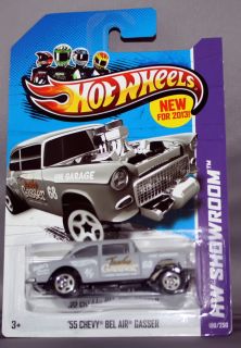  55 chevy bel air gasser hot wheels latest release slick car scale 1