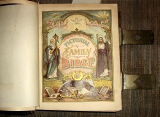  1892 King James Holy Bible Concordance E Gately Philadelphia