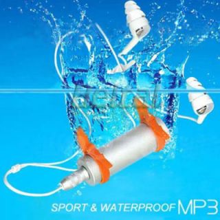 4GB Waterproof Swimming Water Sport FM  Player White