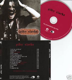 Gilby Clarke Self Titled Comp USA Advance Promo CD Guns N Roses Candy