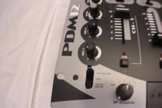Gemini PDM 12 Stereo Preamp Mixer Console DJ Audio Equipment Used