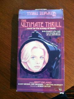  Thrill VHS Big Box Video Gems Action Thriller TV Movie RARE Pop