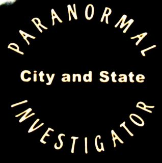 Paranormal Investigator Ghost Hunting Vinyl Decal Car Truck Boat