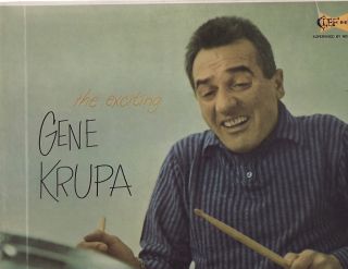 GENE KRUPA The Exciting orig Clef LP