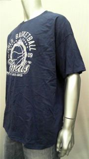 Hanes Girls Basketball Mens 3XL Navy Graphic T Shirt Tee Short Sleeve